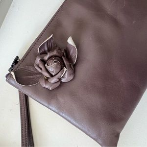 Vintage Ruth Saltz Leather Clutch